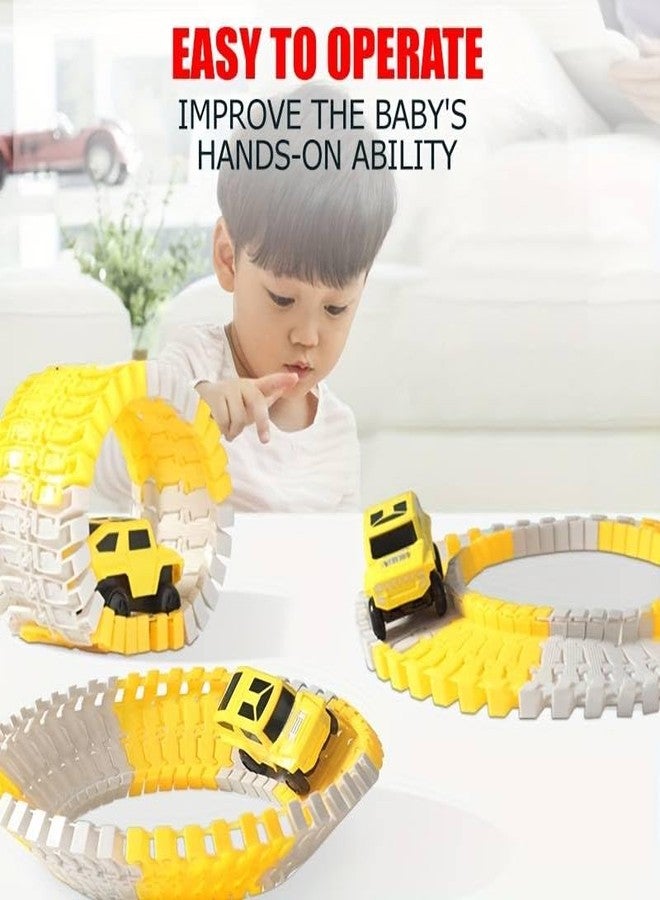Amitasha Car Race Track Toy for Kids Flexible Adventure Ramp Tracks Playset Birthday Gift for 3 4 5 6 Year Old Boys Girls - Image 5